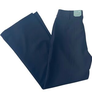 Ryegrass Black Flare Leg High Waist Dress Pants Pockets Woman's Size 8 NWT $79